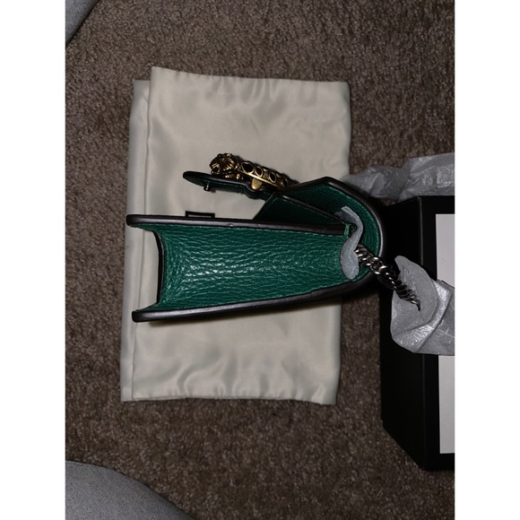 SOLD‼️ Gucci Green Dionysus Leather Super Mini - Picture 7 of 8